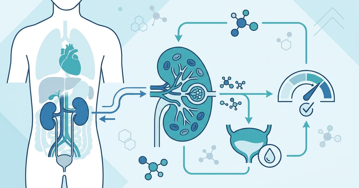 Avaliação de Função Renal: O Papel da Ureia, Creatinina e Taxa de Filtração Glomerular